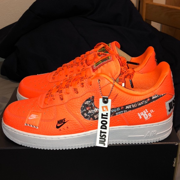 new orange air force ones